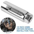 thumbnail image 3 of Oxygen Sensor Sockets, 7/8 inch (22mm) Wire Gate Accesses from Side, Premium Drive Offset Socket Universal for Most Models of Cars, Preventing Damage to Wires -, 3 of 6