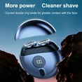 thumbnail image 3 of Rasoirs Électriques Rasoirs à Barbe avec Rasoir Facial Rechargeable USB Rasoir Électrique pour Rasage de Barbe d'Homme, 3 of 9