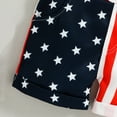 thumbnail image 6 of WUXIAN Toddler Boys Girls Independence Day Striped Printed Overalls Shorts With Pocket Spaghetti Trousers Romper 4th Of July Jumpsuit Comfort Baby Streetwear, 6 of 6