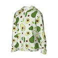 thumbnail image 2 of Balery Green Avocado Men's Women's UPF 50+ Sun Protection Lightweight Hoodie Performance Long Sleeve Shirt for Fishing Running-3X-Large, 2 of 9