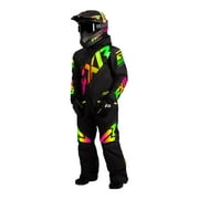 FXR Black Sherbert Youth CX Monosuit HydrX Insulated F.A.S.T. Thermal Flex - 14 223015-1074-14