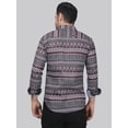 thumbnail image 6 of TryBuy Men's Stylish Sensational Linen Casual Printed Full Sleeves Shirt, 6 of 6