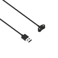 thumbnail image 2 of Tianle Replacement Charger Compatible with Ticwatch Pro 5 Charging Cable 3.3ft USB Portable Magnetic Charging Cord Cable for Ticwatch Pro 5 Charger Smartwatch Accessories (2 Pack, Black), 2 of 7