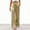 425#Champagne, variant on Satin Wide Leg Pants for Women Dressy Silky Flowy Beach Palazzo Pants Casual Elastic Waist Trousers with Drawstring Wine L