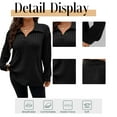 thumbnail image 5 of QINCAO Womens Plus Size Tops Long Sleeve V Neck Polo Shirts Pullover Sweaters Fall Winter 1X-5X, 5 of 7