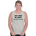 thumbnail image 4 of Cats Make Me Happy You Not So Much Tank Top T Shirts Men Women Brisco Brands S, 4 of 6