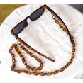 thumbnail image 4 of BEMS-Cadena de gafas de color Carey, gafas de concha de tortuga antideslizantes, 4 of 6