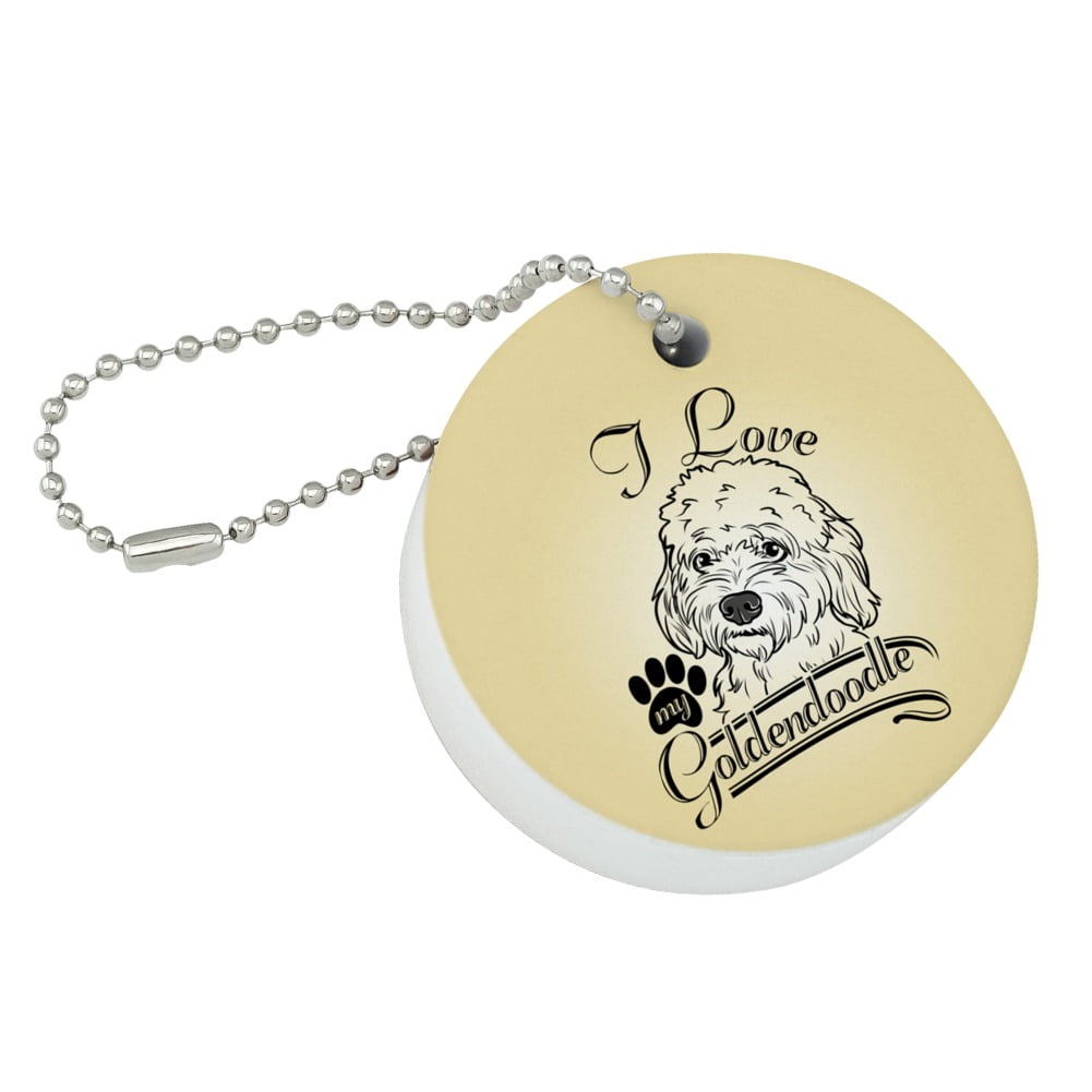 graphics and more - i love my goldendoodle floating