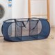 thumbnail image 1 of Cesta plegable para ropa sucia en capas para el hogar, cesta de lavandería con partición gruesa, cesta de almacenamiento para dormitorio de dos o tres compartimentos, 1 of 1
