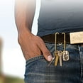 thumbnail image 4 of Key Ring Buckle,3 Pcs Handmade Brass Keychain Brass Key Ring Elevate Your Experience, 4 of 12