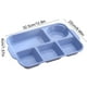 thumbnail image 3 of Yhmxh Utensilios de cocina Platos divididos, bandeja, vajilla para cenas, restaurantes, fiestas familiares y cocinas. Apto para microondas y lavavajillas. Muebles para cocina Accesorios de cocina, 3 of 6