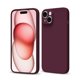 thumbnail image 1 of Svaove Para Iphone 15 Funda De Teléfono Silicona Líquida Delgada Ultra Delgada Minimalista Cubierta Del Teléfono Girly Lindo Liso Brillante Color Sólido Mate Suave Goma Gel Plástico Tpu Parachoques Bo, 1 of 5