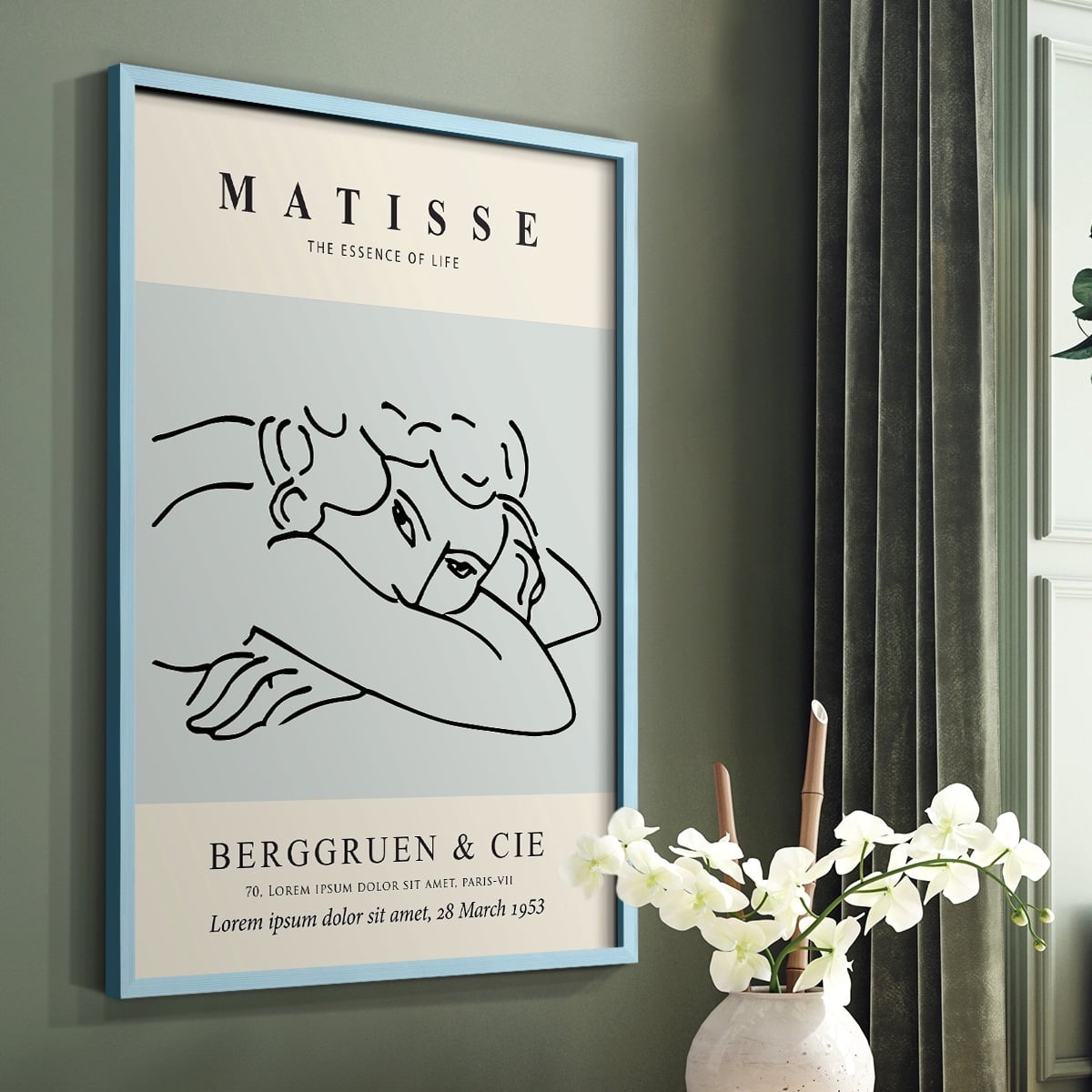 Matisse L Framed Print - Solid Wood