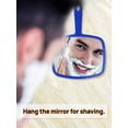 thumbnail image 4 of Salon Barber Hand Mirror, Travel Friendly Mirror With Hanging Option, Single Sided Glass For Precise Grooming, Inspired By American Flag Colors, Size 6.3" X 5.3", Blue, 4 of 5
