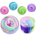 thumbnail image 1 of Set SWZY de Fluffy Floam Slime, paquete de 4, no tóxico para niños, 1 of 4