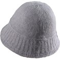 thumbnail image 4 of CoCopeaunts Beanie Hat for Women Winter Warm Plush Bucket Hat Solid Color Knit Hip Hop Casual Elastic Foldable Mens Skull Cap, 4 of 8