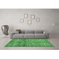 thumbnail image 3 of Ahgly Company Indoor Rectangle Abstract Emerald Green Contemporary Area Rugs, 8' x 12', 3 of 4