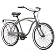 thumbnail image 1 of sixthreezero Around the Block Men Beach Cruiser Bike, 1/3/7/21 Speed Bicycles, 26"/24" Wheels, Multiple Colors, 1 of 5