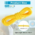 thumbnail image 2 of Uxcell Archery D Loop Rope String Nocking Loop Rope Serving Thread Release Material Yellow/Blue, 2 of 7