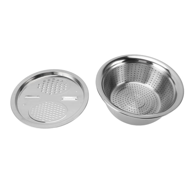 Kit De Colador De Acero Inoxidable Con Olla De Gran Capacidad Para Crear Deliciosas Ensaladas, Sartenes De Manera Eficiente