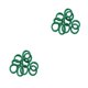 thumbnail image 4 of Anillos para el cabello Sonducket 20 piezas Alta elasticidad Verde 2Conjunto, 4 of 6