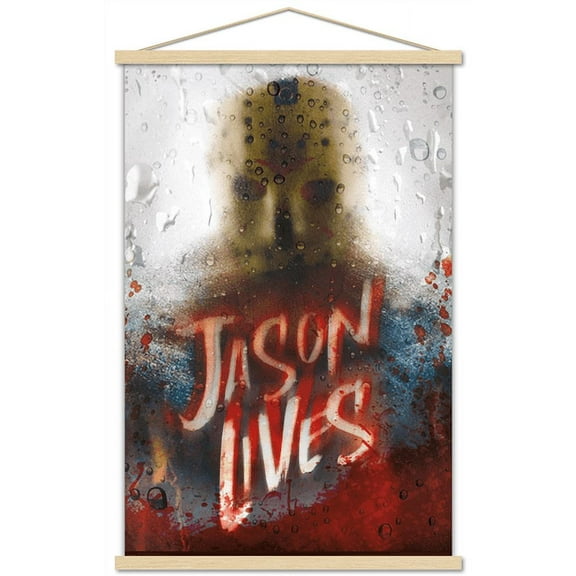 Friday The 13th - Jason Lives Wall Poster with Magnetic Frame, 22.375" x 34"