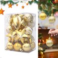 thumbnail image 1 of Bolas adornos navideños Cgtredaw calabaza Dorada 20 piezas, 1 of 9