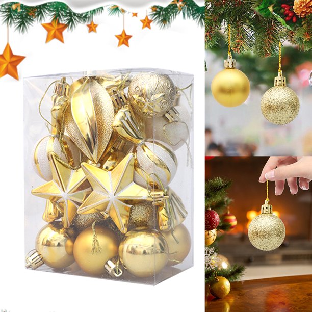 Adornos Bolas Navidad Bellamente Elaborados 29/20 Piezas Del Navideños Divertidas Perfectas para Fiestas