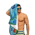 thumbnail image 3 of Blue's Clues Gifts Beach Towel for Women Girl Birthday Inspired Fan Bath Outdoor Music Lover, 3 of 6
