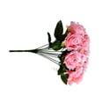 thumbnail image 3 of Ramo de flores de rosas artificiales de 12 cabezas, decoración floral de simulación, ramo de flores falsas para bodas, color rosa Speravity HA7624-02B, 3 of 6