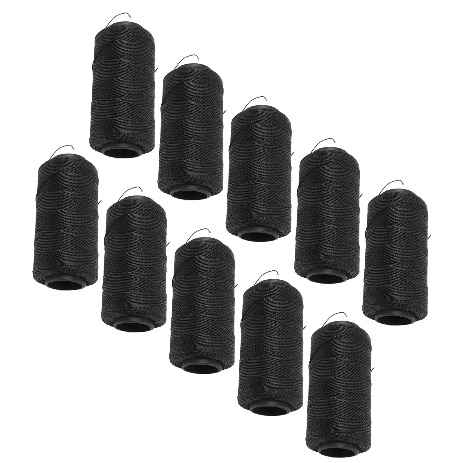 Elastic String, 10PCS Sewing Elastic Thread Waterproof Wear Resistant Soft Nylon Black Elastic Thread for DIY Embroidery Quilting and Crafts
