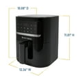thumbnail image 4 of West Bend 5 Qt. Air Fryer with 10 Presets, in Black (AFWB5QBK13), 4 of 13