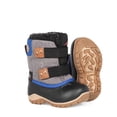 thumbnail image 1 of Acton Funky, Grey &amp; Blue | Baby Winter Boots with Removable Felt, 1 of 6