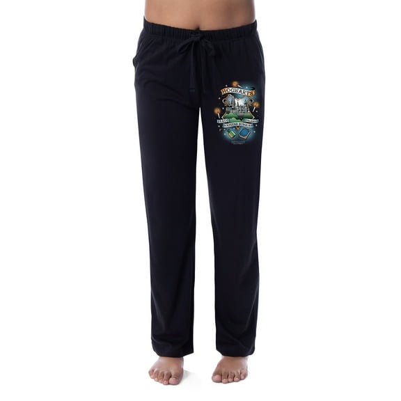 Harry Potter Womens' Hogwarts Drawing Wizarding World Sleep Pajama Pants