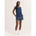 thumbnail image 4 of Joyspun Women's Printed Tank Top and Shorts Pajama Set, 2-Piece, Sizes XS-3X, 4 of 6