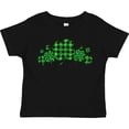 thumbnail image 3 of Inktastic St. Patrick's Day Clovers in Plaid Boys or Girls Toddler T-Shirt, 3 of 5