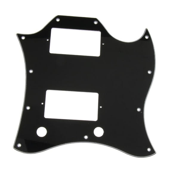 Guitarra Hugo 3 Capas Cara Pickguard Instrumentos Musicales Negro