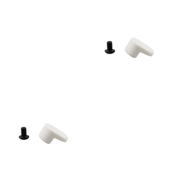 Speravity Gancho para guardabarros Abrazadera de rueda Pieza reemplazada Mano de obra fina Tamaño compacto Accesorios mejorados Ahorro de Blanco 2piezas