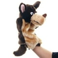 thumbnail image 4 of Cute Wolf Animal Plush Soft Doll Hand Puppet Storytelling Parent-Child Toy Gift, 4 of 6