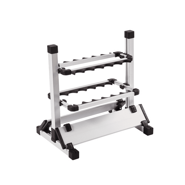 Aluminum Fishing Rod Holder Holder Fishing Rod Storage Rack Capacity 12 Pieces Fishing Rod Tools