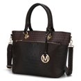 thumbnail image 1 of MKF Collection by Mia K. Grace Signature & Mia K. Sac Fourre-Tout Embossé Croco - Marron Chocolat, 1 of 1