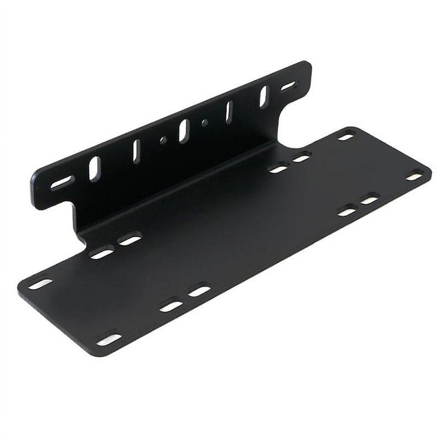 1 pieza Soporte de montaje de placa de matrícula de parachoques delantero para camión Todoterreno SUV 4x4 Luces LED Matrícula