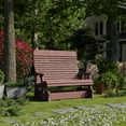 thumbnail image 2 of Wildridge Signature Double Glider, Cherrywood - Outdoor Weather Resistant Recycled Plastic Furniture for Patio, 2 of 4