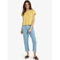 thumbnail image 5 of Roxy Women's Sun Lines Oversized Relaxed Fit Boyfriend Tee T-Shirt in Mustard (Medium, Mustared), 5 of 8