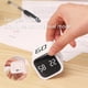 thumbnail image 2 of Temporizr digital cubo Pomodoro para escritorio recargable de productividad 5/10/30/60 minutos y cuenta regresiva lizada, vibración y alarma de sonido ajustable, para tareas, 2 of 3