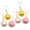 6pcs C, variant on Cute Mini Dumpling Keychain – Adorable Cartoon Pendant for Backpacks, Keys & Bags, Kids & Gifts, Soft & Durable