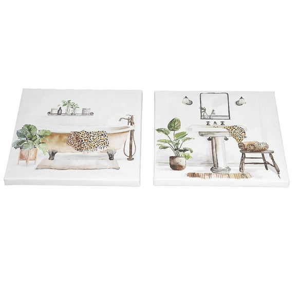 Flower Pictures Wall Art, Micro Jet Printing Wall Art Pictures For Bathroom Decoration