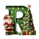 thumbnail image 2 of Fiudx Adornos Navideños con Letras, Colgante Acrílico Personalizado, Diseño Diy, Resistentes y Ligeros, Decoración para Árbol de Navidad, Ideal para Fiestas En Casa o En La Oficina, Tamaño 8 Cm., 2 of 5