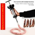 thumbnail image 3 of Cheers US Sausage Stuffer Machine - Manual Sausage Maker - Meat Stuffer Filler - Fast Sausage Filling Tool - Hand Operated Salami Maker - Food Grade Quality Kitchen Tool for Household Use, 3 of 7