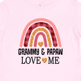 thumbnail image 4 of Inktastic Grammy and Papaw Love Me Girls Granddaughter Girls Baby T-Shirt, 4 of 5